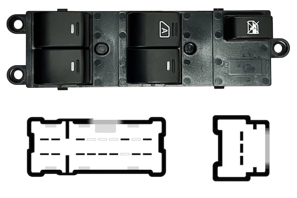 Comandi Alzacristalli Porta Anteriore Sinistra per Nissan Pathfinder 2005-2007
