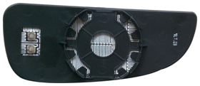 Vetro Specchio Retrovisore per Citroen Jumper 2006 Inferiore Termico Destro