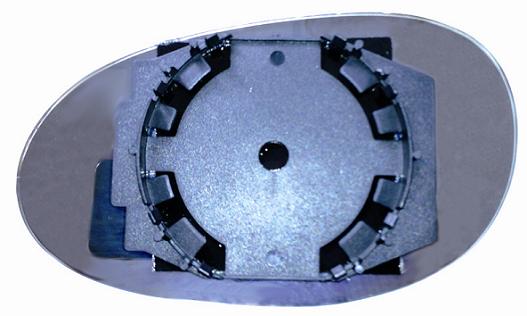 Vetro Specchio Piastra Retrovisore per Smart Fortwo 1998-2006 Termico Sinistro