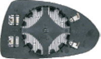 Vetro Specchio Piastra Retrovisore per Opel Corsa C 2000-2006 Termico Destro