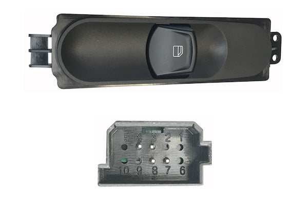 Pulsantiera Alzacristalli Porta Anteriore Destra per Mercedes Vito 2004-2010