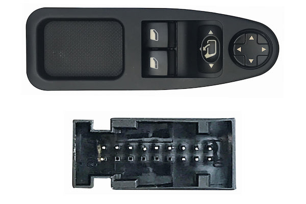 Pulsantiera Alzacristalli Porta Sinistra per Peugeot Expert Dal 2007 13 Pin