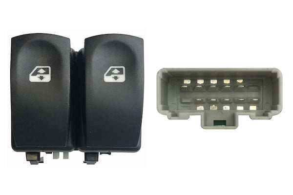 Pulsanti Alzacristalli Anteriori Porta Sinistra per Renault Twingo 2007-2014