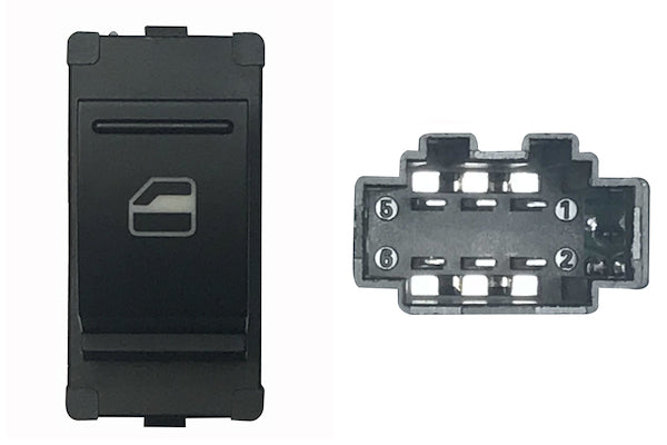 Pulsante Alzacristalli Porta Anteriore Destra per Skoda Citigo Dal 2011