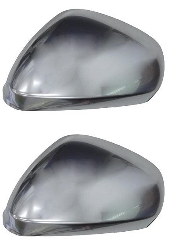 Coppia Calotte Retrovisore per Alfa Romeo Giulietta 2010 Cromate Satinate
