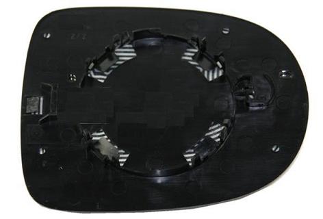 Vetro Specchio Piastra Retrovisore per Renault Clio 2009-2012 Destro
