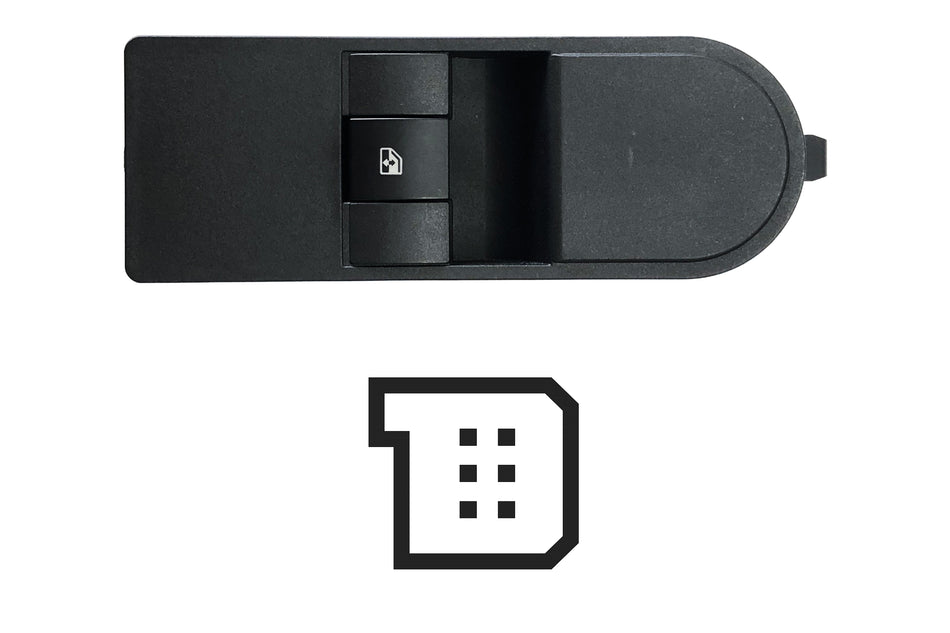 Pulsantiera Alzacristalli Porta Anteriore Destra per Opel Zafira 2005-2011