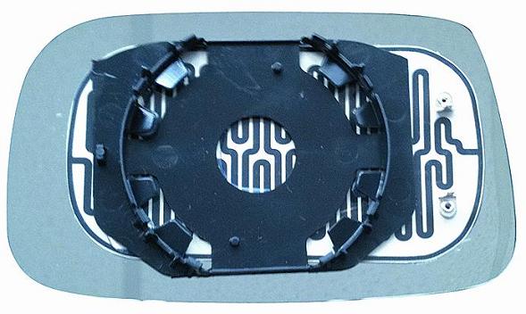 Vetro Specchio Piastra Retrovisore per Toyota Yaris 1999-2003 Termico Destro