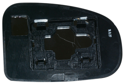 Vetro Specchio Piastra Retrovisore per Toyota Iq 2009-2014 Destro