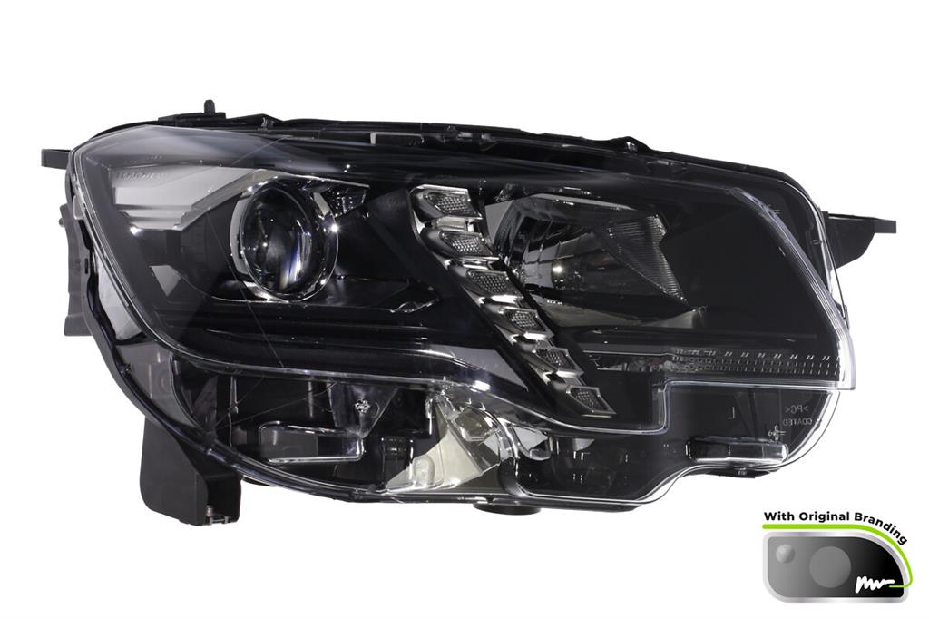 Faro Proiettore Destro H1+H7 Elettrico con Motore Per Peugeot Rifter dal 2018 al 2024 (450643)