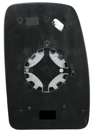 Vetro Specchio Piastra Retrovisore per Renault Master Dal 2010 Destro
