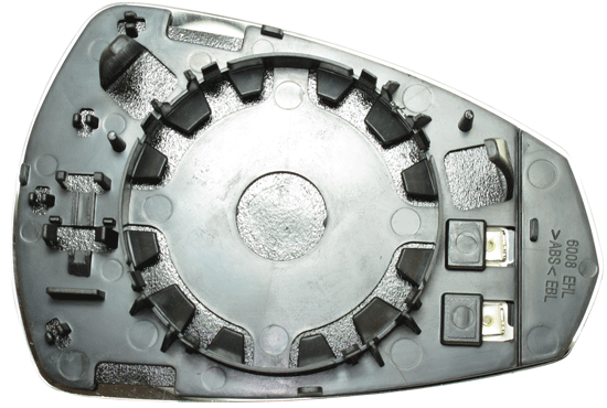 Vetro Specchio Piastra Retrovisore per Audi A3 Sportback 2012 Termico Destro