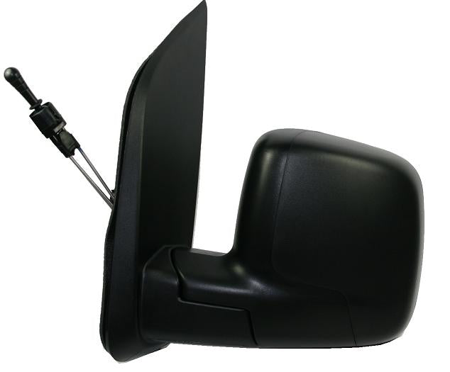 Specchietto Retrovisore per Citroen Nemo Dal 2008 Meccanico Nero Sinistro