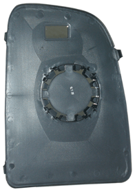 Vetro Specchio Piastra Retrovisore per Citroen Jumper 2006 Superiore Sinistro