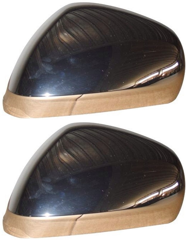 Coppia Calotte Specchio Retrovisore per Alfa Romeo Giulietta 2010 Cromate