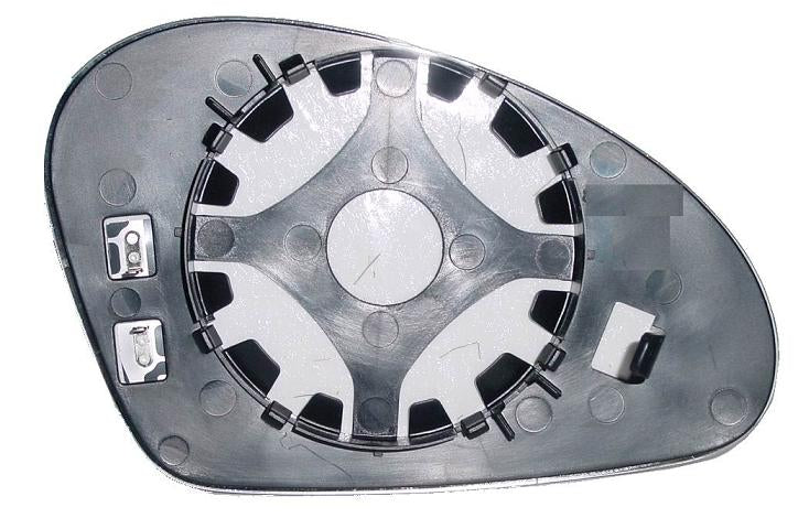Vetro Specchio Piastra Retrovisore per Seat Altea 2004-2009 Termico Sinistro