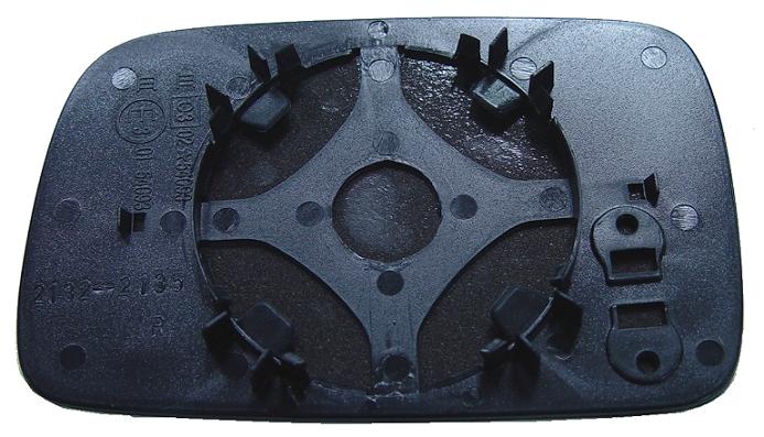 Vetro Specchio Piastra Retrovisore per Volkswagen Polo 1994-1999 Destro