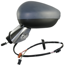 Specchietto Retrovisore per Citroen C3 2009-2016 Base Cromata Elettrico Sinistro