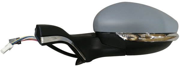Specchio Specchietto Retrovisore per Peugeot 208 2012-2019 Richiudibile Sinistro