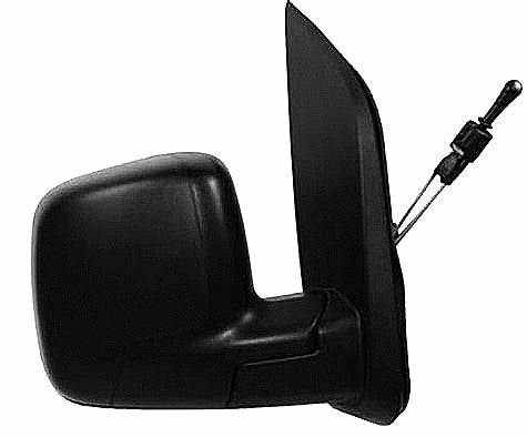 Specchio Specchietto Retrovisore per Citroen Nemo Dal 2008 Meccanico Nero Destro
