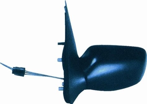 Specchietto Retrovisore per Ford Fiesta 1999-2002 Meccanico Nero Sinistro