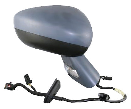 Specchietto Retrovisore per Citroen C3 2009-2016 Base Cromata Elettrico Destro