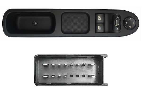 Pulsantiera Alzacristalli Porta Ant. Sinistra per Citroen C3 Picasso Dal 2009