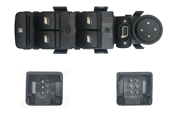 Pulsantiera Alzacristalli Porta Anteriore Sinistra per Citroen C4 2004-2010