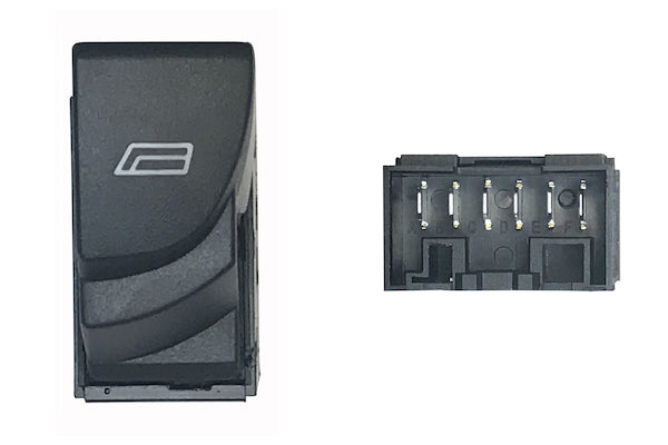 Pulsante Alzacristalli Destro Su Porta Sinistra per Citroen Jumper 2002-2005