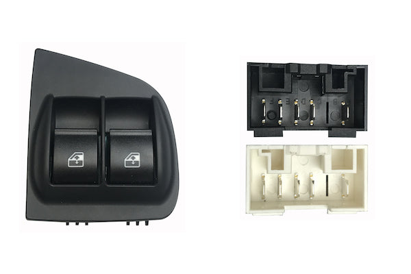 Pulsantiera Alzacristalli Porta Anteriore Sinistra per Fiat Doblo 2005-2009