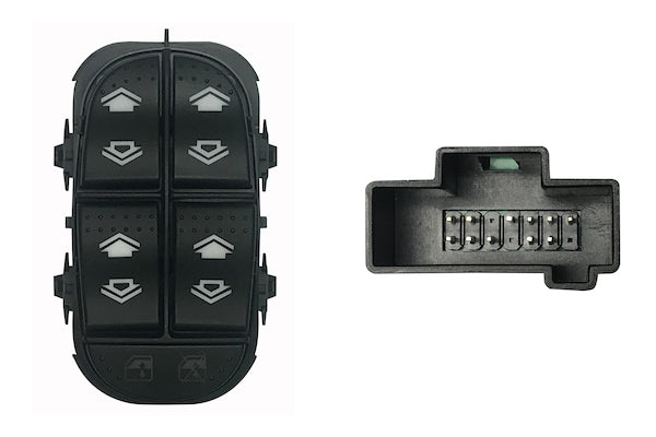 Blocco Comandi Alzacristalli Porta Anteriore Sx 11 Pin Ford Focus 1998-2004