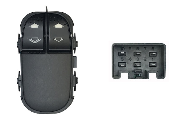 Blocco Comandi Alzacristalli Porta Anteriore Sinistra Ford Focus 2001-2004