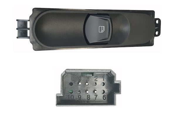 Pulsantiera Alzacristalli Porta Anteriore Destra per Mercedes Viano 2004-2010