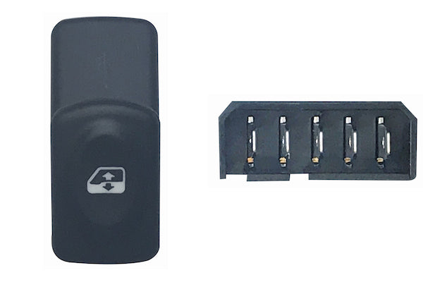Pulsante Alzacristalli Porta Destra Sinistra per Renault Kangoo 1998-2003
