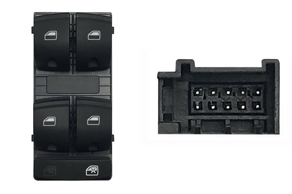Blocco Comandi Alzacristalli Porta Anteriore Sinistra per Audi A3 2003-2010
