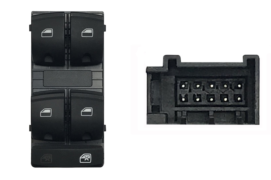 Blocco Comandi Alzacristalli Porta Anteriore Sinistra per Audi A6 2004-2008