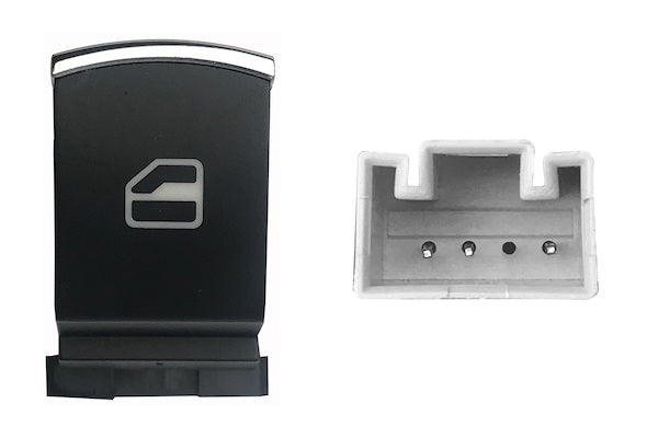 Pulsante Alzacristalli Porta Dx Post Sx=dx per Volkswagen Golf Plus 2009 3 Pin