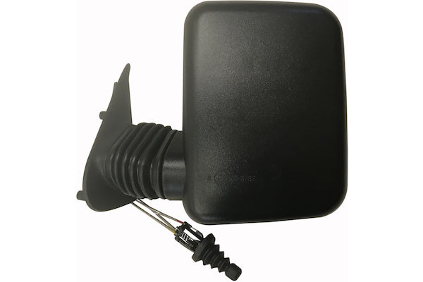Specchietto Retrovisore per Fiat Fiorino 1997-2007 Meccanico Nero Sinistro