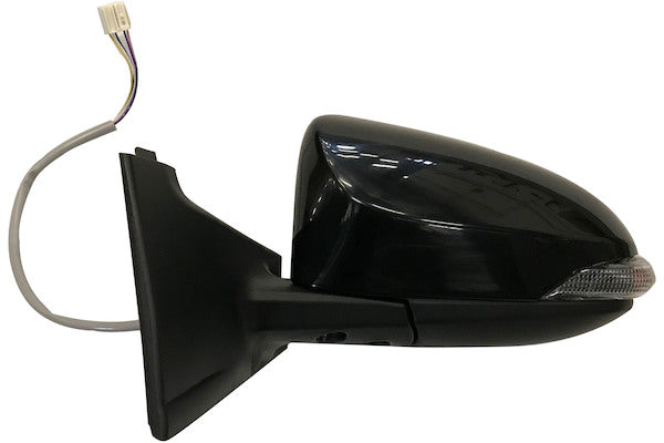 Specchietto Retrovisore per Toyota Yaris 2011-2014 Elettrico Nero Sinistro