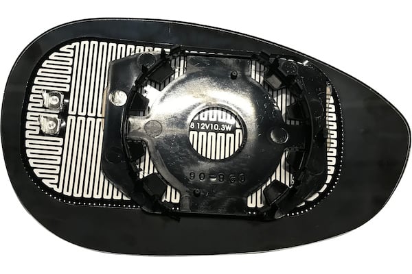 Vetro Specchio Retrovisore per Fiat 500 Cinquecento Da 2007 Termico Sinistro