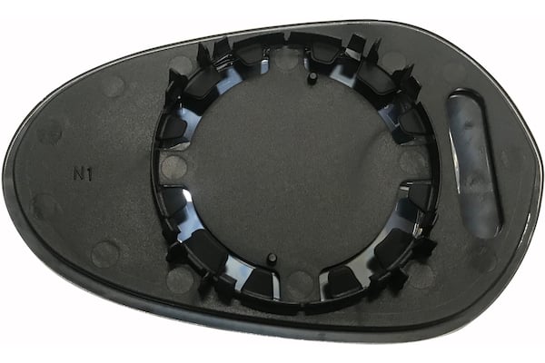 Vetro Specchio Piastra Retrovisore per Lancia Y Ypsilon 2003-2009 Sinistro