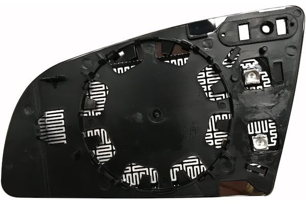 Vetro Specchio Piastra per Retrovisore Audi A3 2003-2008 Termico Destro