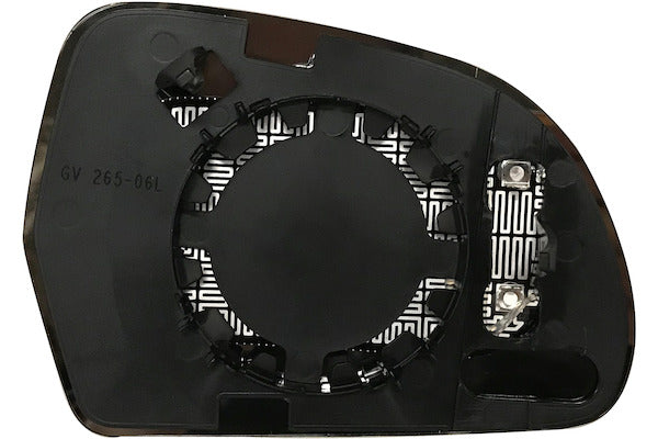 Vetro Specchio Piastra Retrovisore per Audi A4 2007-2011 Termico Sinistro