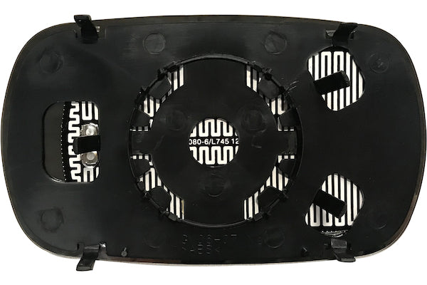Vetro Specchio Piastra Retrovisore per Fiat Doblo 2000-2009 Termico Destro