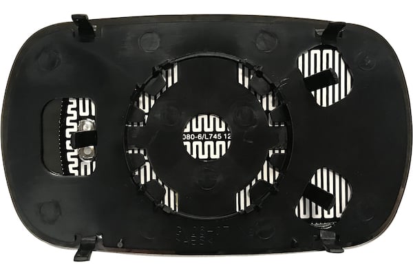 Vetro Specchio Piastra Retrovisore per Fiat Doblo 2000-2009 Termico Sinistro