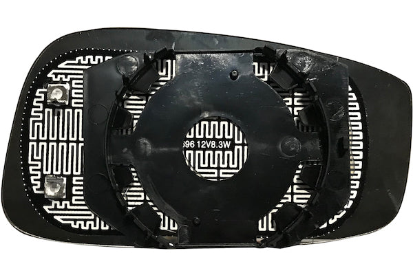 Vetro Specchio Piastra Retrovisore per Lancia Musa 2004-2007 Termico Sinistro