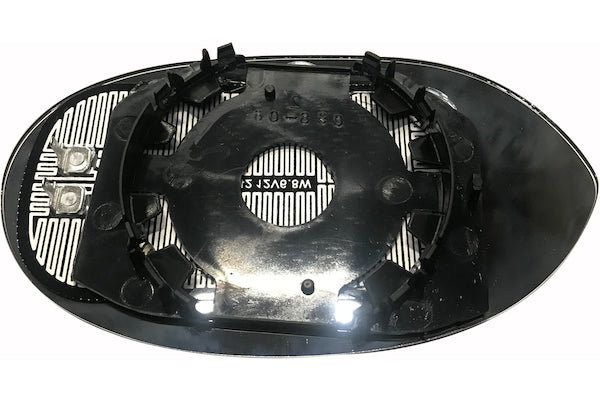 Vetro Specchio Piastra Retrovisore per Lancia Y Ypsilon 1996-2003 Termico Destro