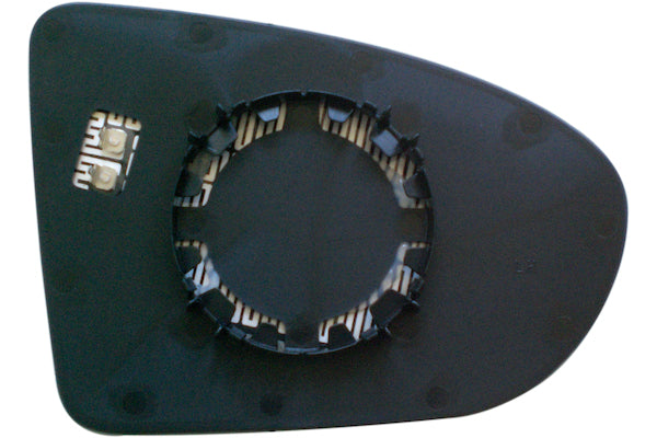 Vetro Specchio Piastra Retrovisore per Nissan Qashqai 2007-2013 Termico Sinistro