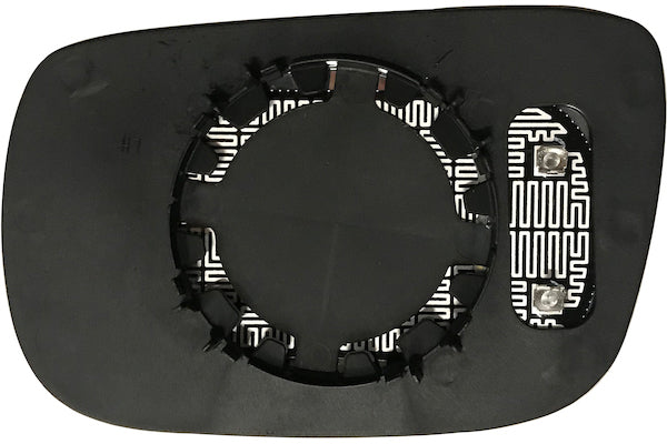 Vetro Specchio Piastra Retrovisore per Opel Agila 2000-2008 Termico Sinistro