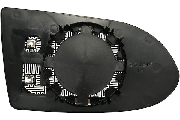 Vetro Specchio Piastra Retrovisore per Opel Zafira 1999-2005 Termico Sinistro